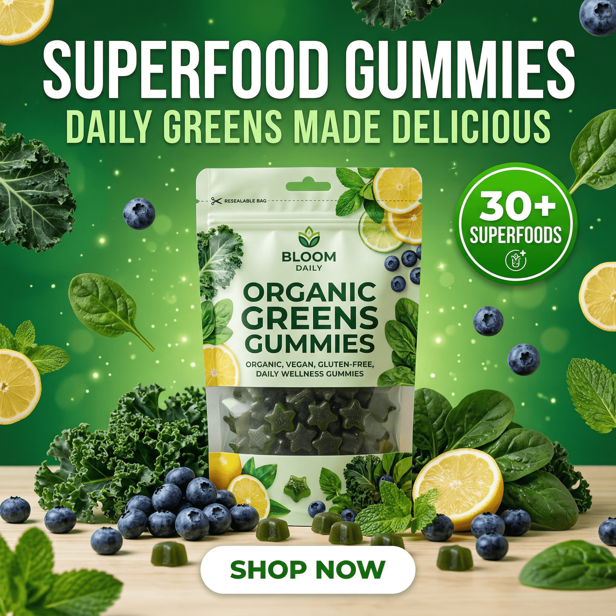 Greens Gummy Pouch