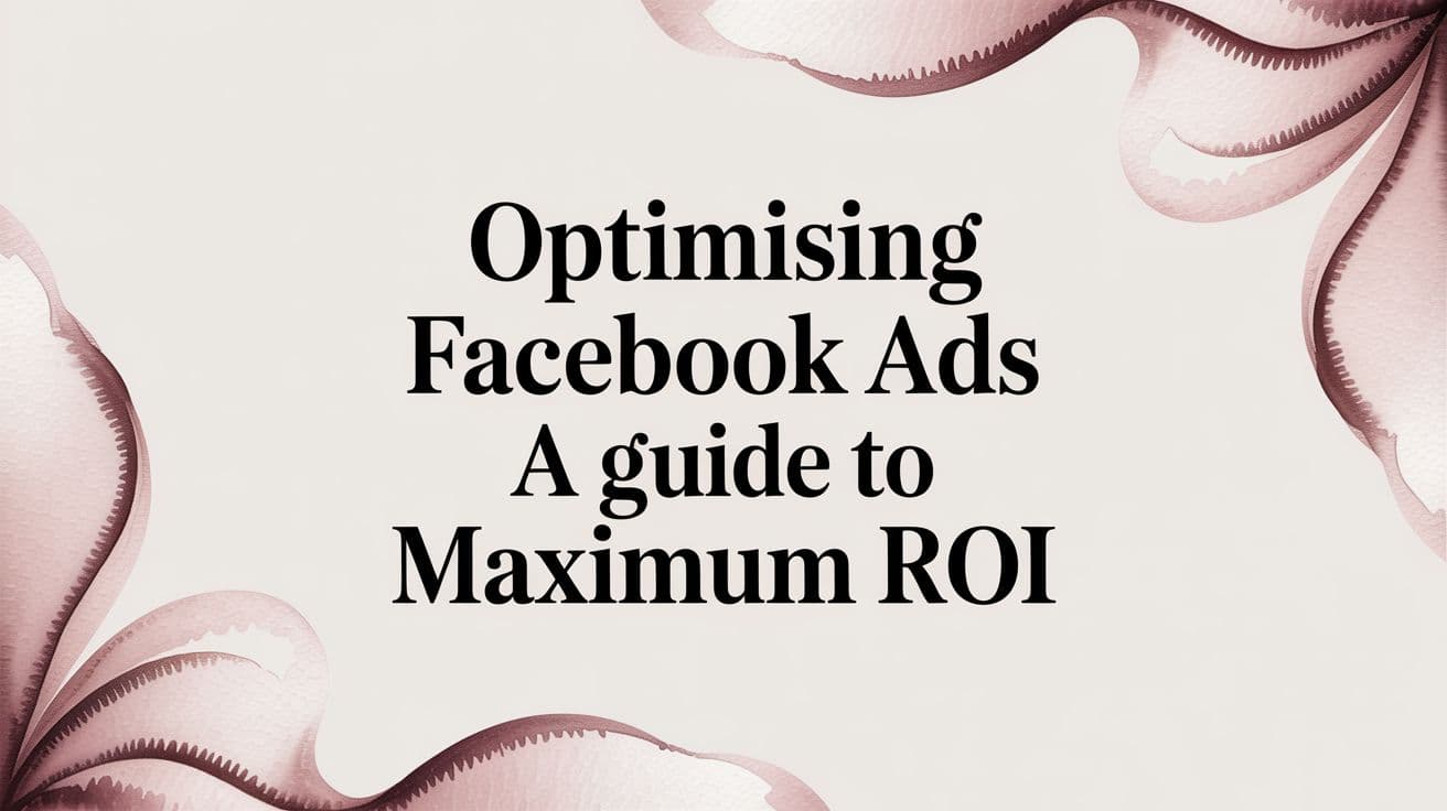Featured image for: Optimising Facebook Ads A Guide to Maximum ROI