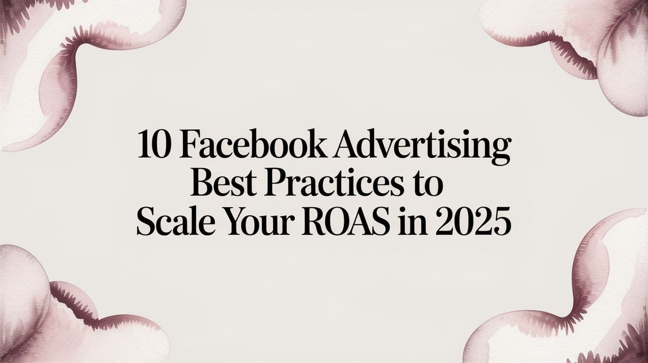 Featured image for: 10 Facebook Advertising Best Practices to Scale Your ROAS in 2025