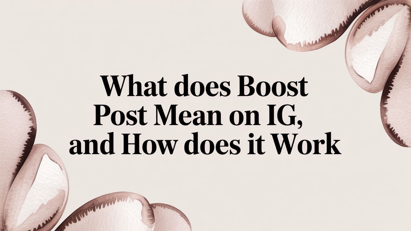 Featured image for: What Does Boost Post Mean on IG and How Does It Work