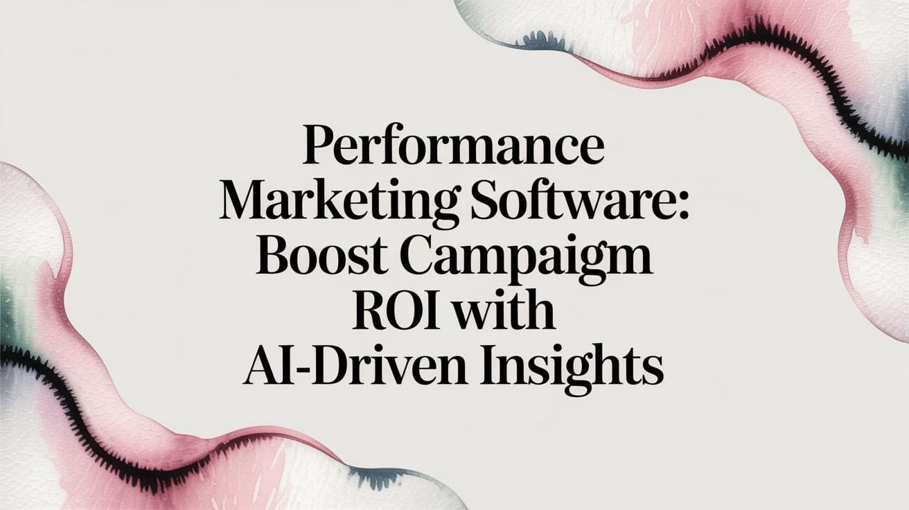 Featured image for: Performance Marketing Software: Boost Campaign ROI with AI-Driven Insights