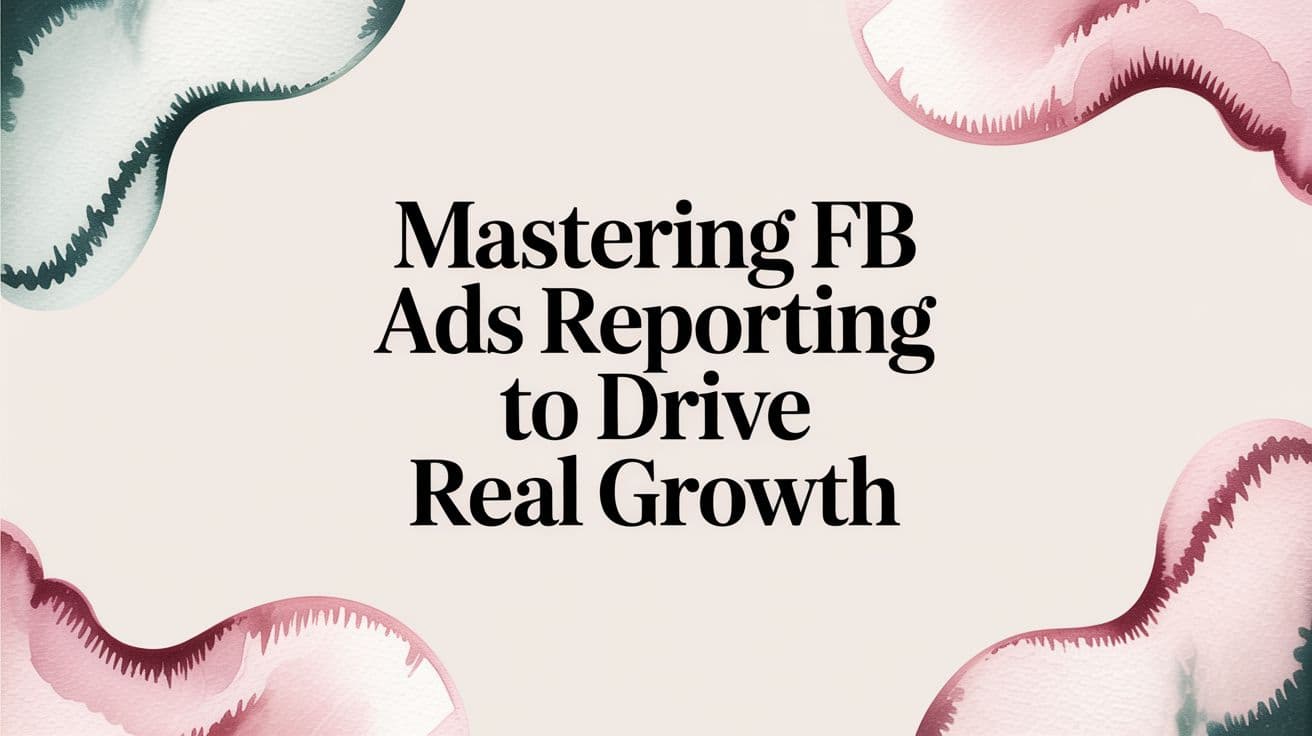 Featured image for: Mastering FB Ads Reporting to Drive Real Growth