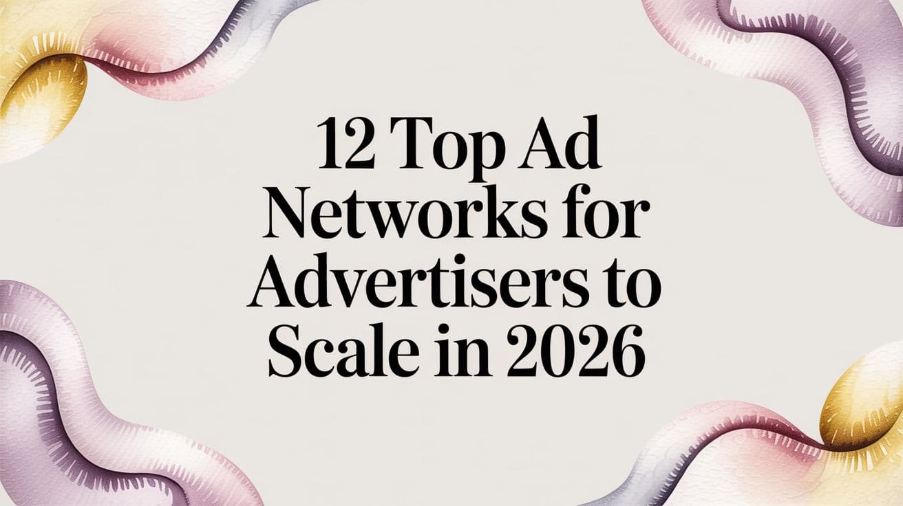 Featured image for: 12 Top Ad Networks for Advertisers to Scale in 2026