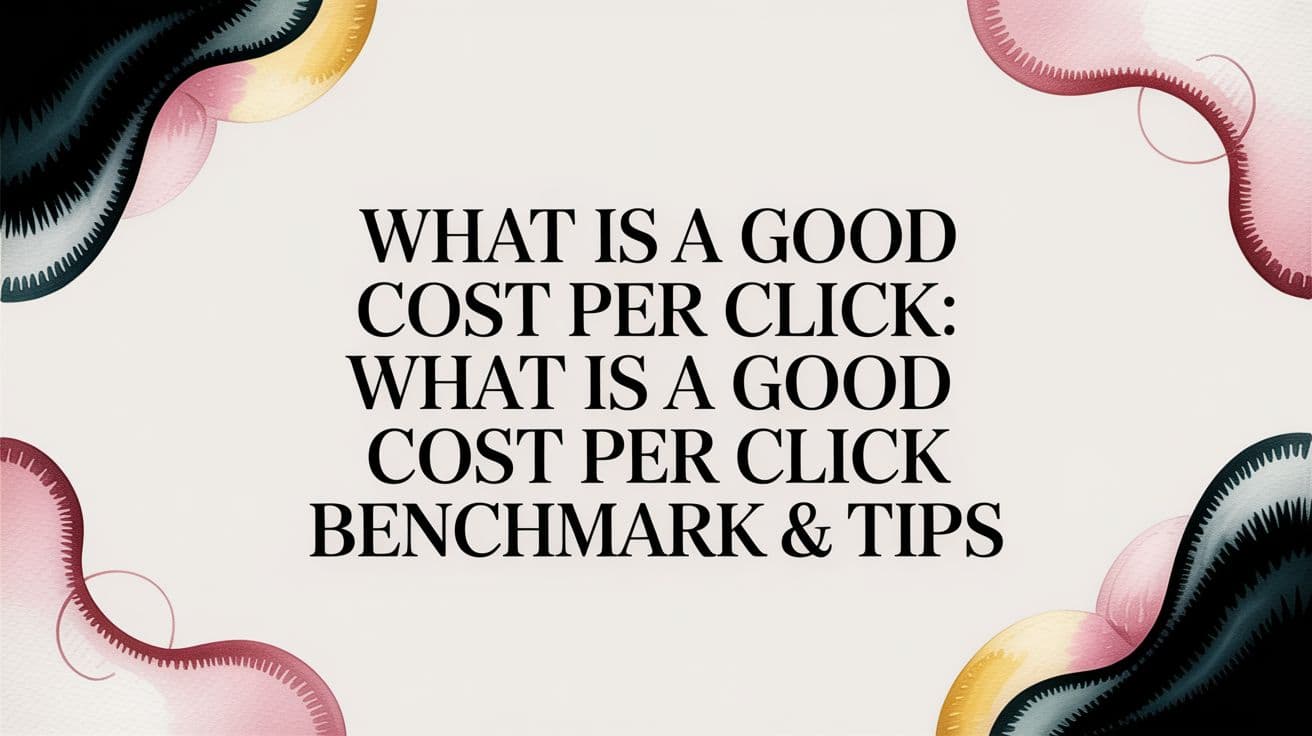 Featured image for: What Is a Good Cost Per Click: what is a good cost per click Benchmark & Tips