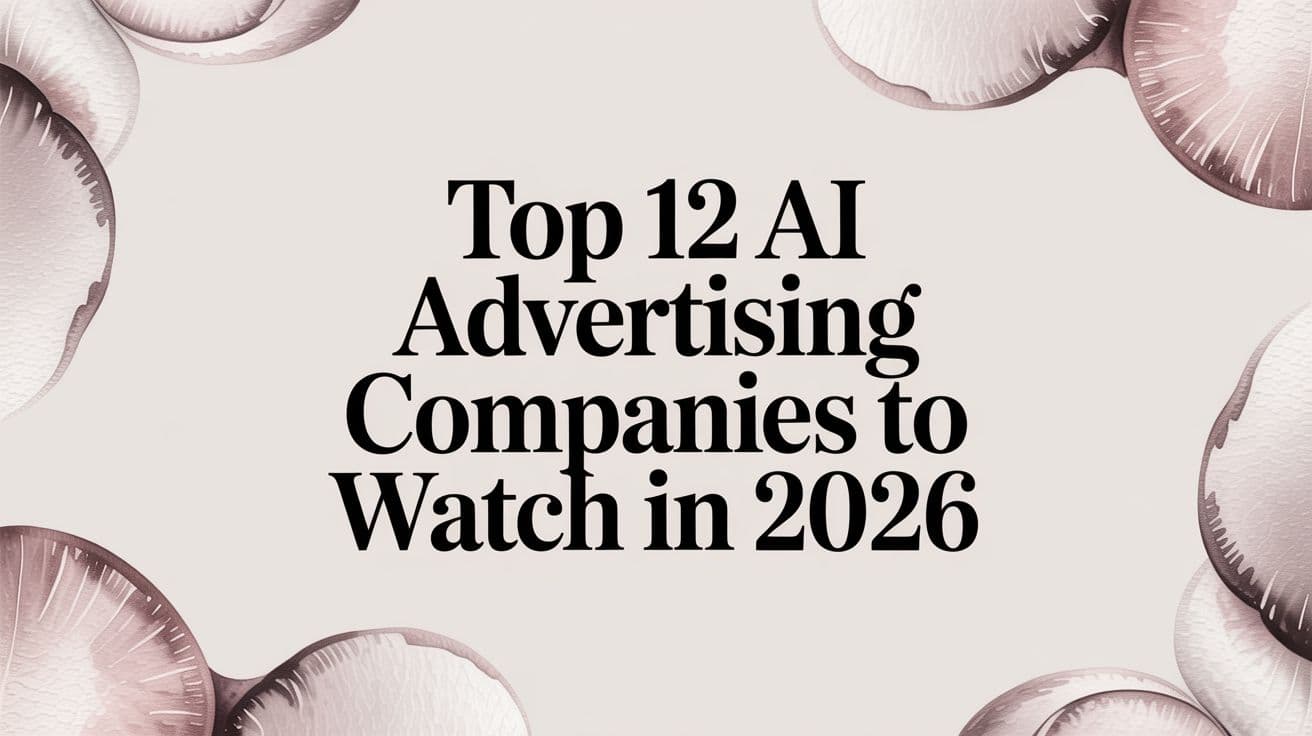 Featured image for: Top 12 AI Advertising Companies to Watch in 2026
