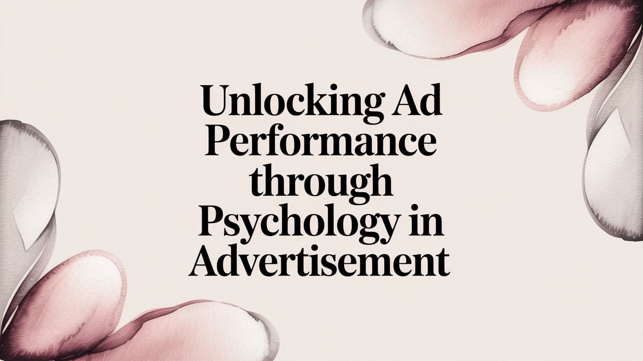 Featured image for: Unlocking Ad Performance Through Psychology in Advertisement