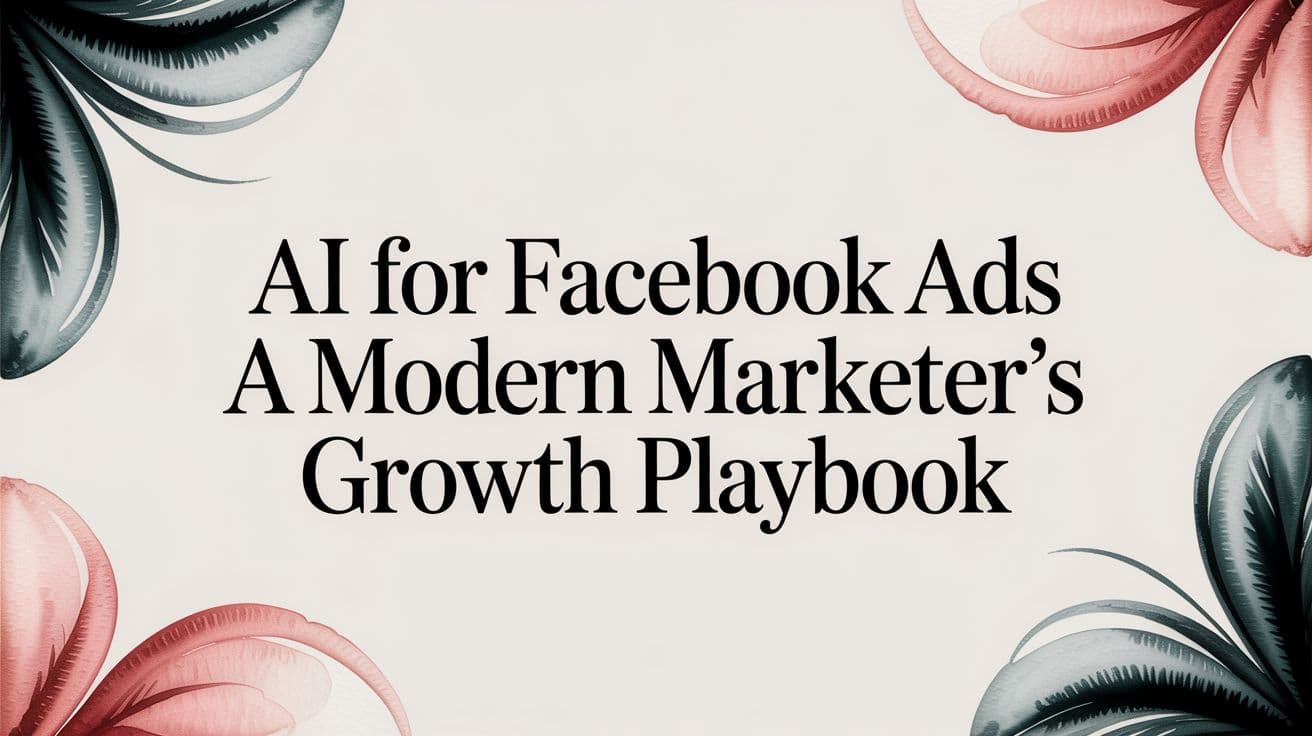 Featured image for: AI for Facebook Ads A Modern Marketer's Growth Playbook