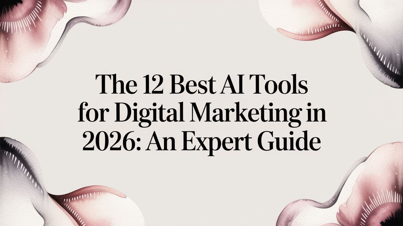 Featured image for: The 12 Best AI Tools for Digital Marketing in 2026: An Expert Guide