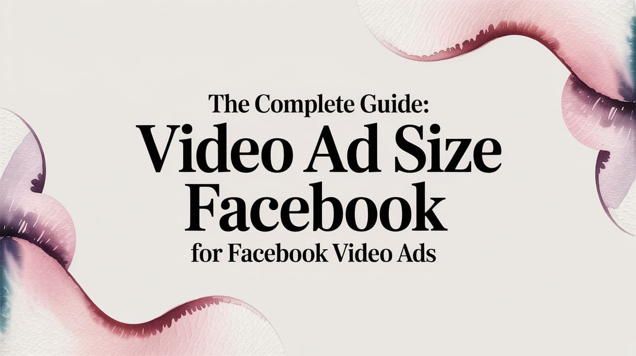 Featured image for: The Complete Guide: video ad size facebook for Facebook Video Ads