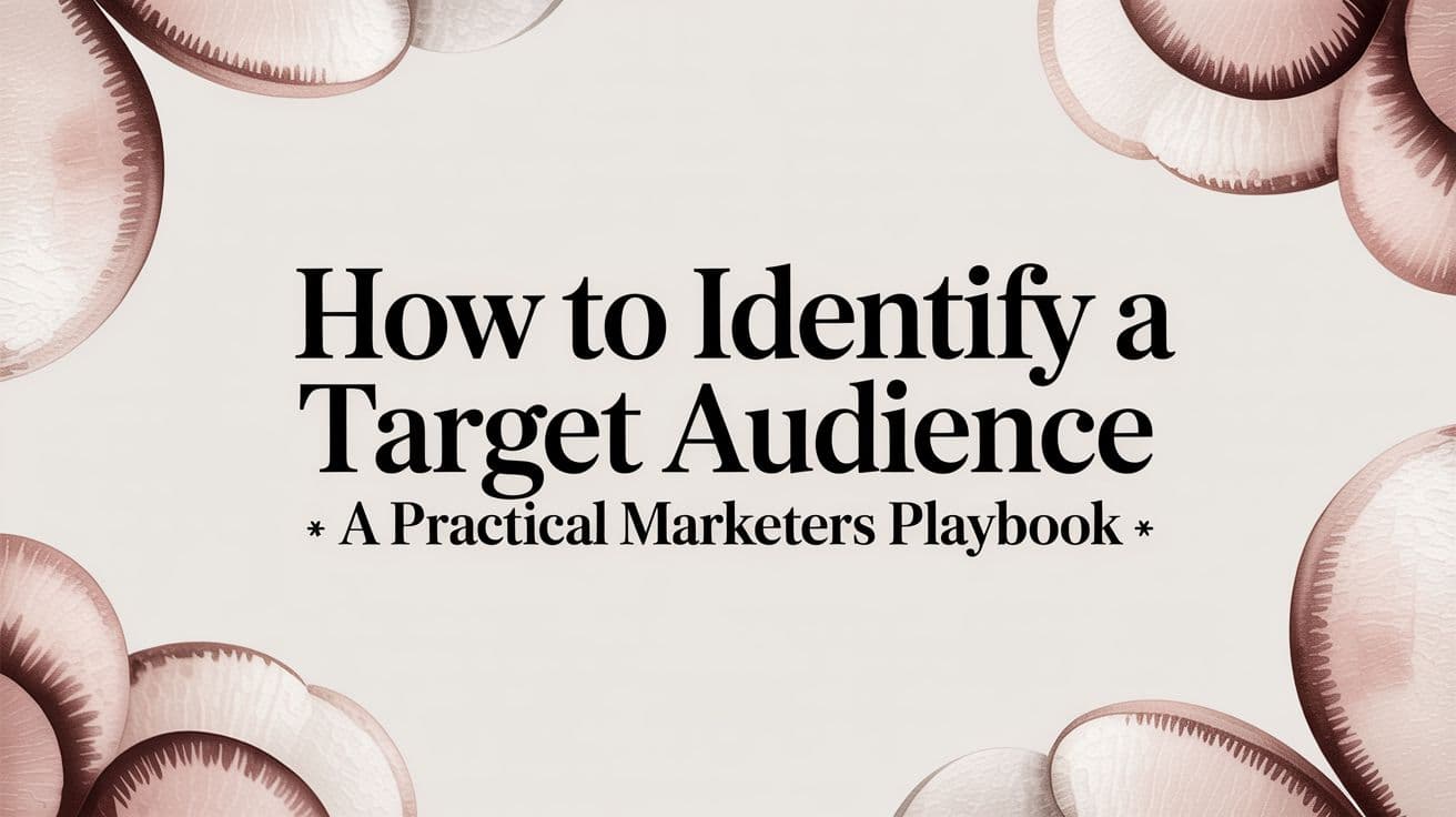 Featured image for: How to Identify a Target Audience A Practical Marketers Playbook