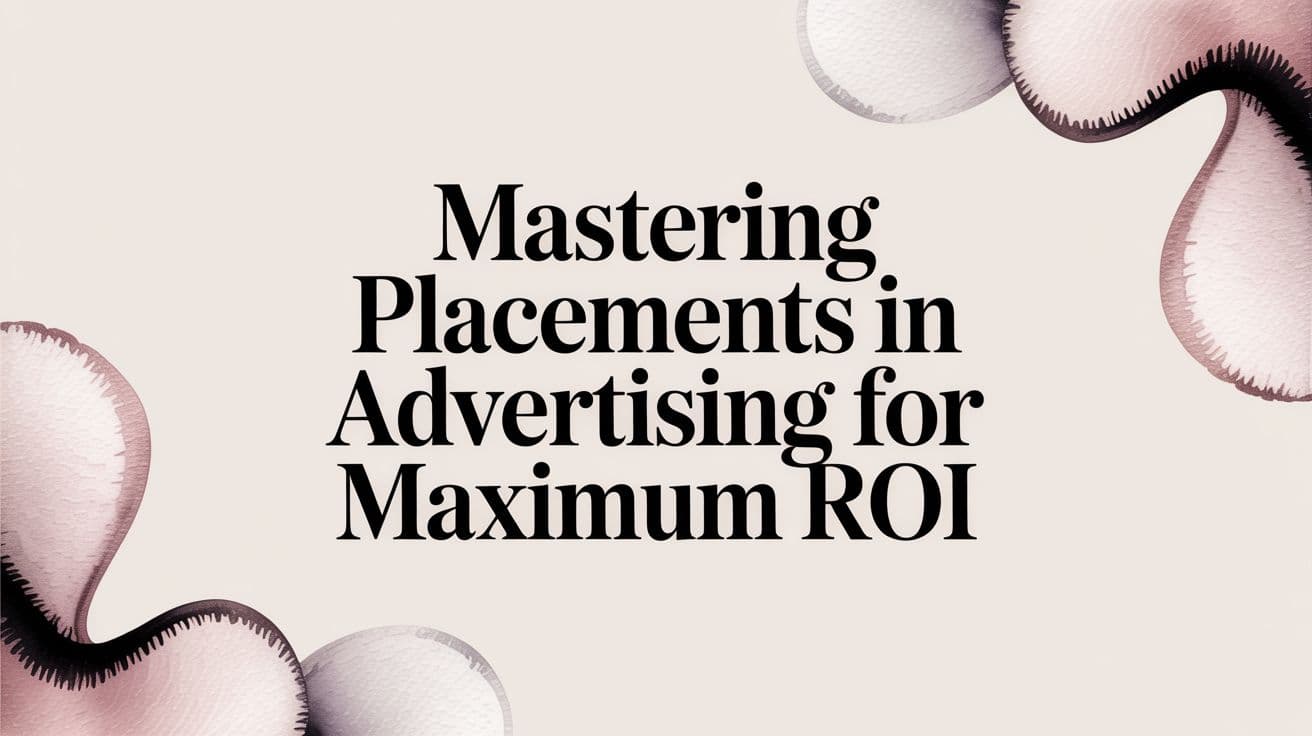 Featured image for: Mastering Placements in Advertising for Maximum ROI