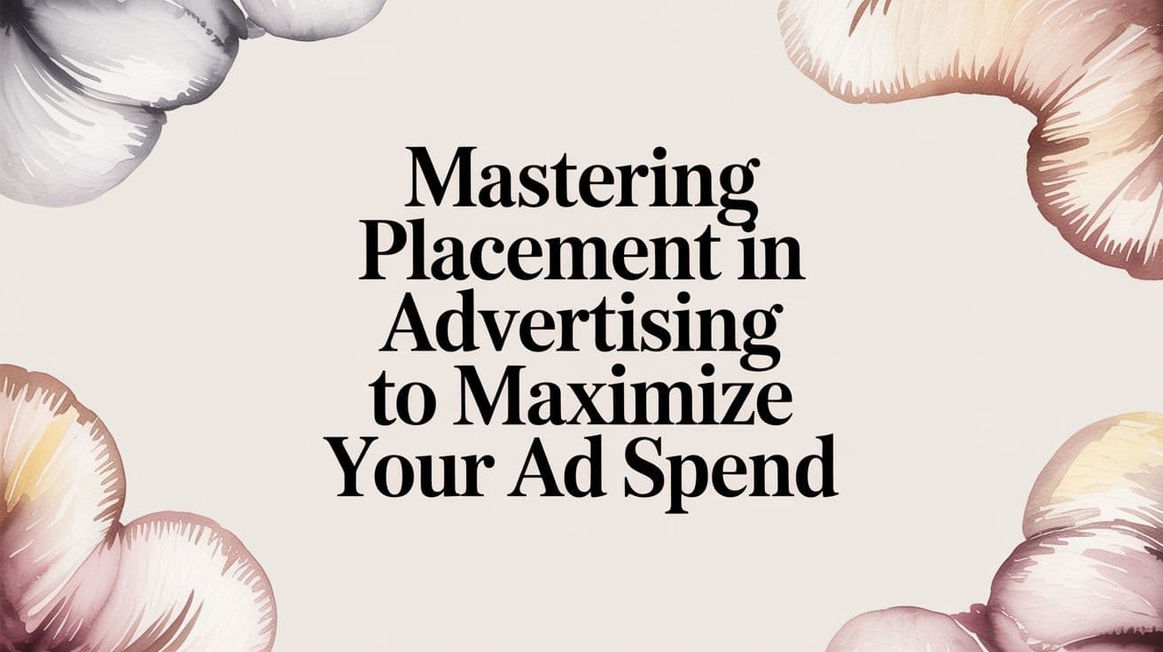 Featured image for: Mastering Placement in Advertising to Maximize Your Ad Spend