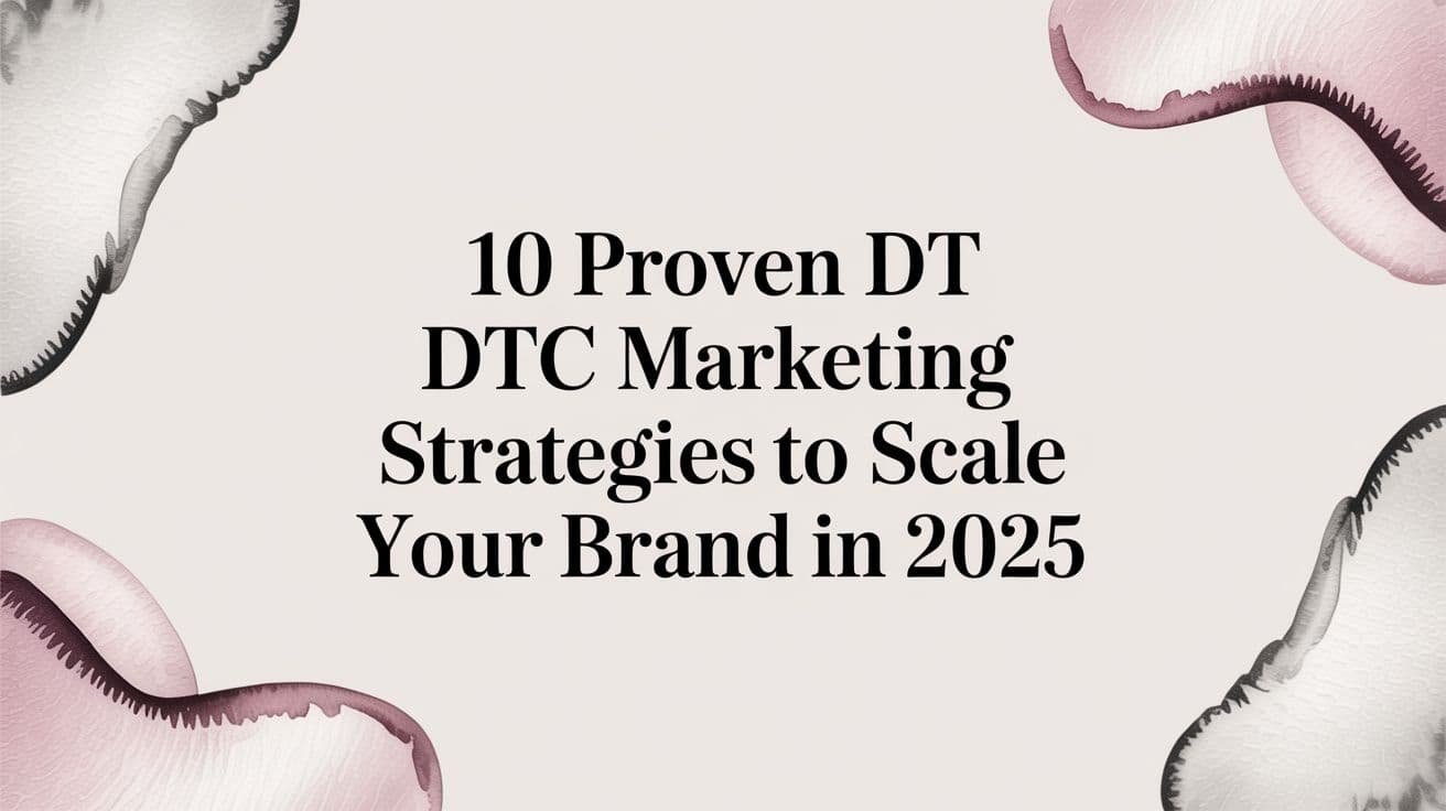 Featured image for: 10 Proven DTC Marketing Strategies to Scale Your Brand in 2025