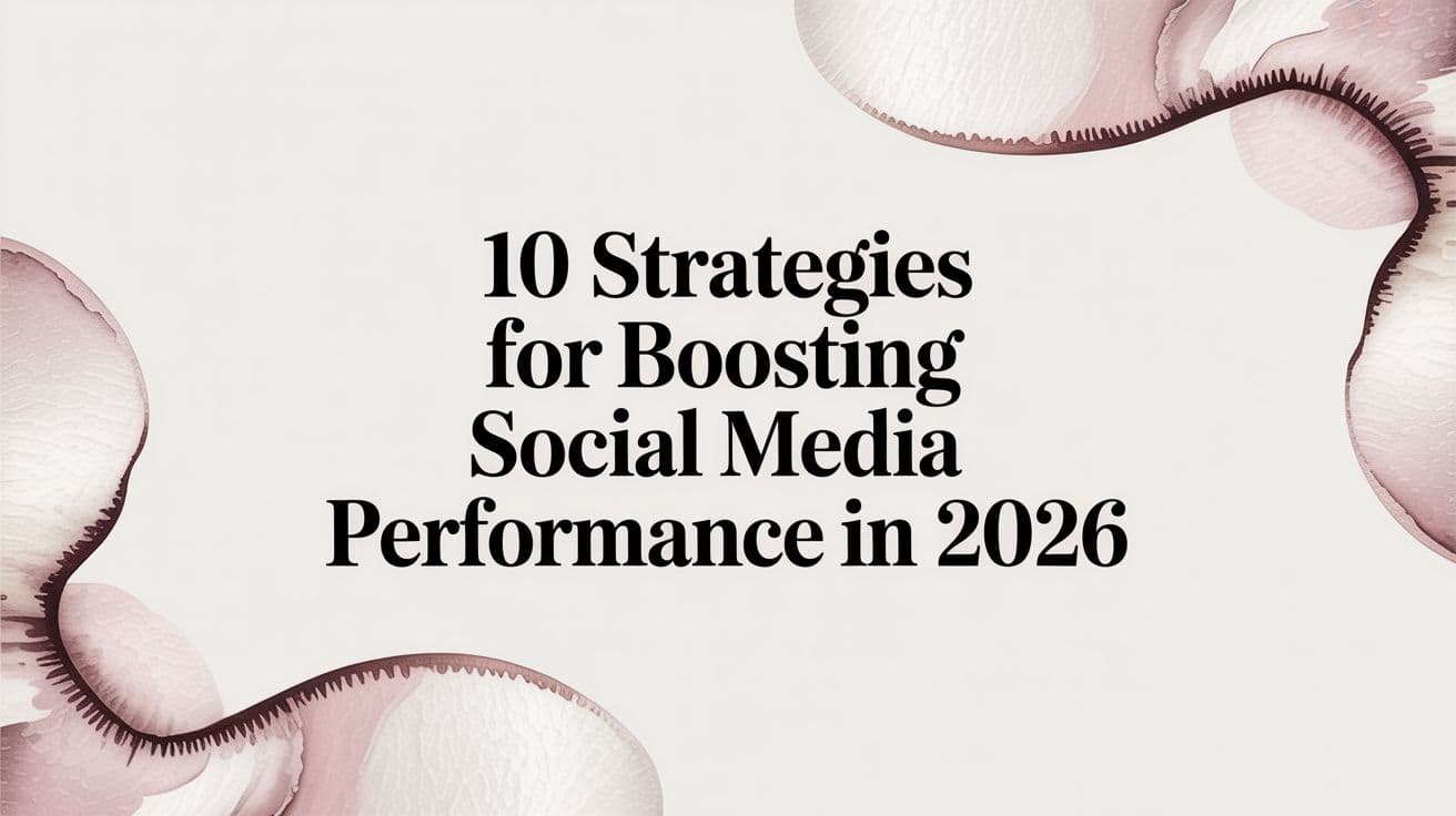Featured image for: 10 Strategies for Boosting Social Media Performance in 2026