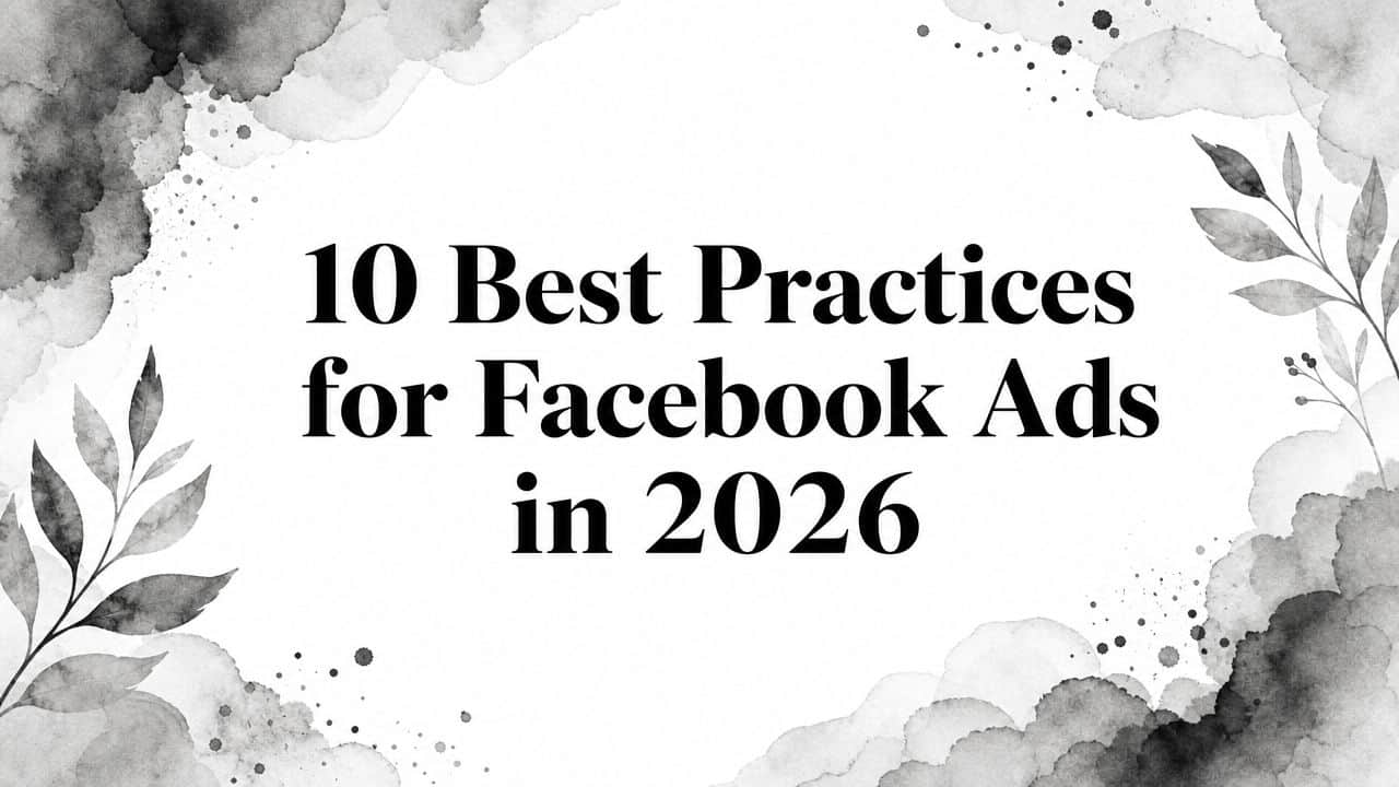Featured image for 10 Best Practices for Facebook Ads in 2026