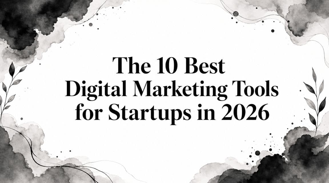 Featured image for: The 10 Best Digital Marketing Tools for Startups in 2026