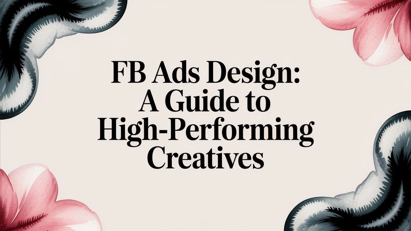 Featured image for: FB Ads Design: A Guide to High-Performing Creatives