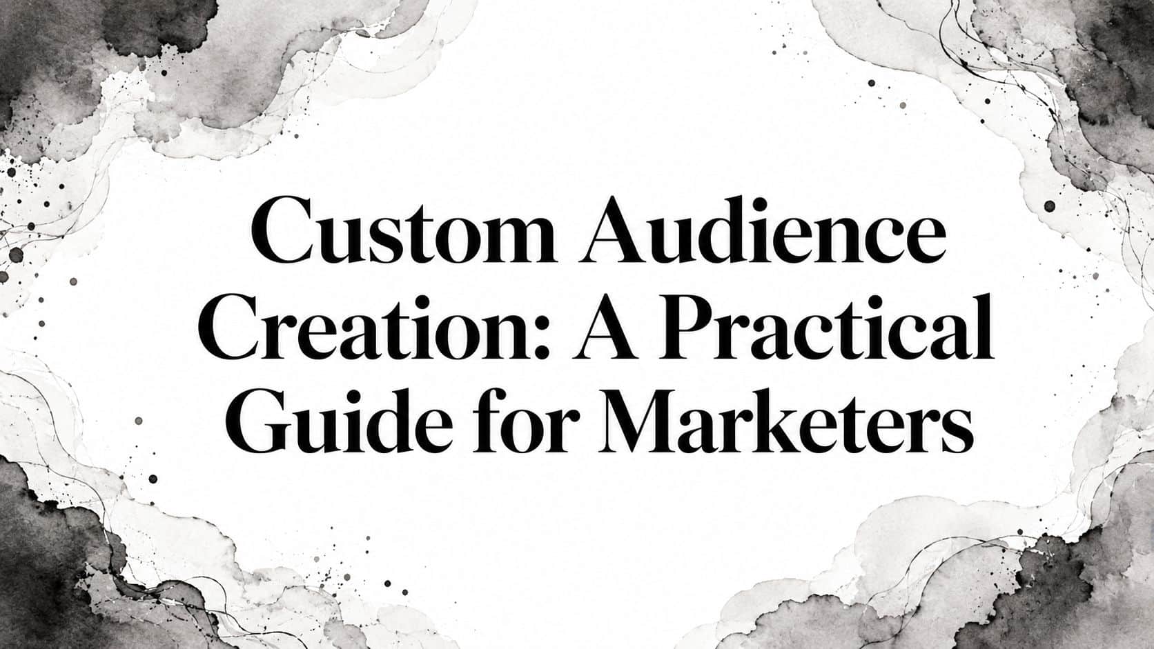 Featured image for Custom Audience Creation: A Practical Guide for Marketers