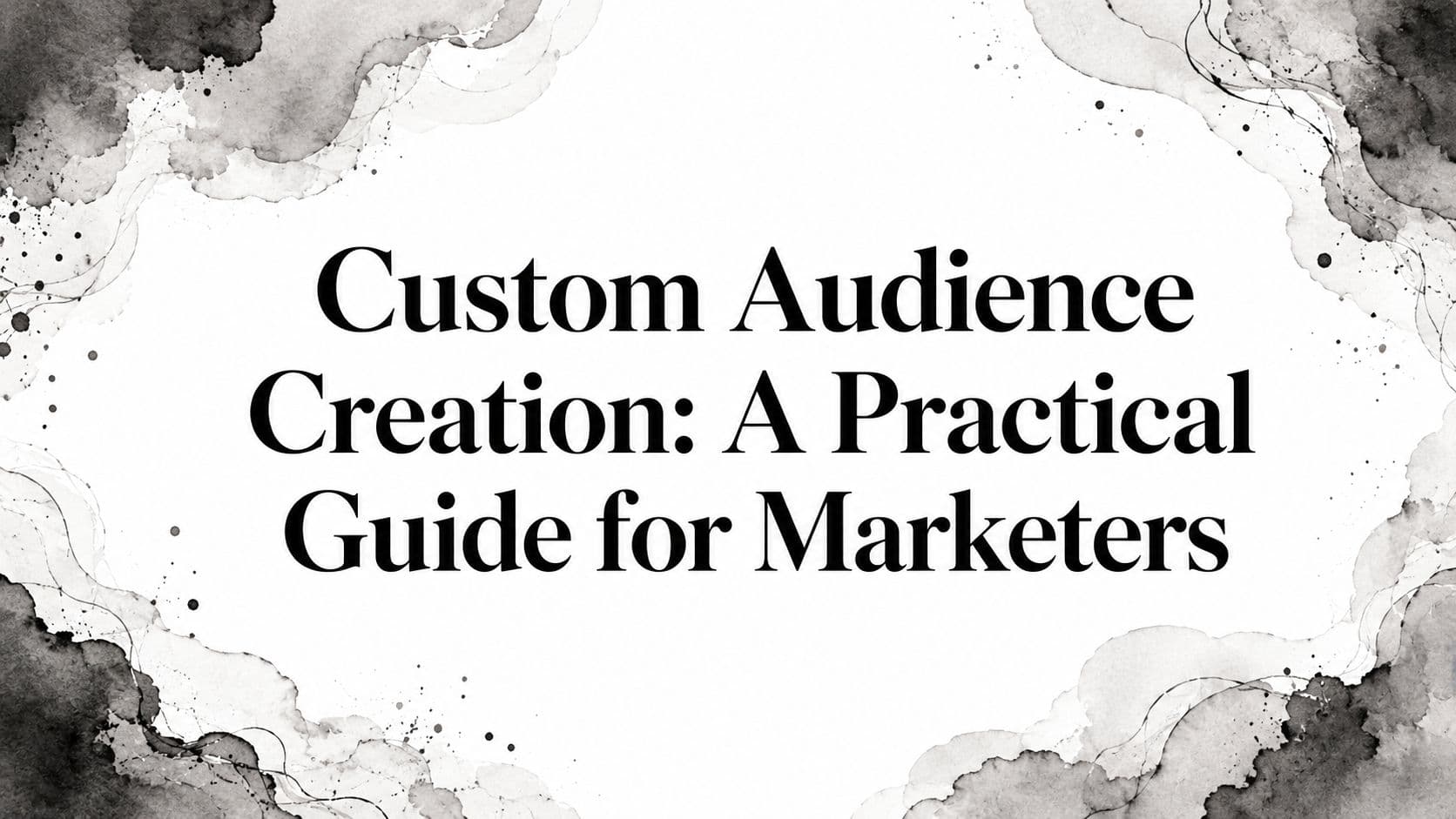 Featured image for: Custom Audience Creation: A Practical Guide for Marketers