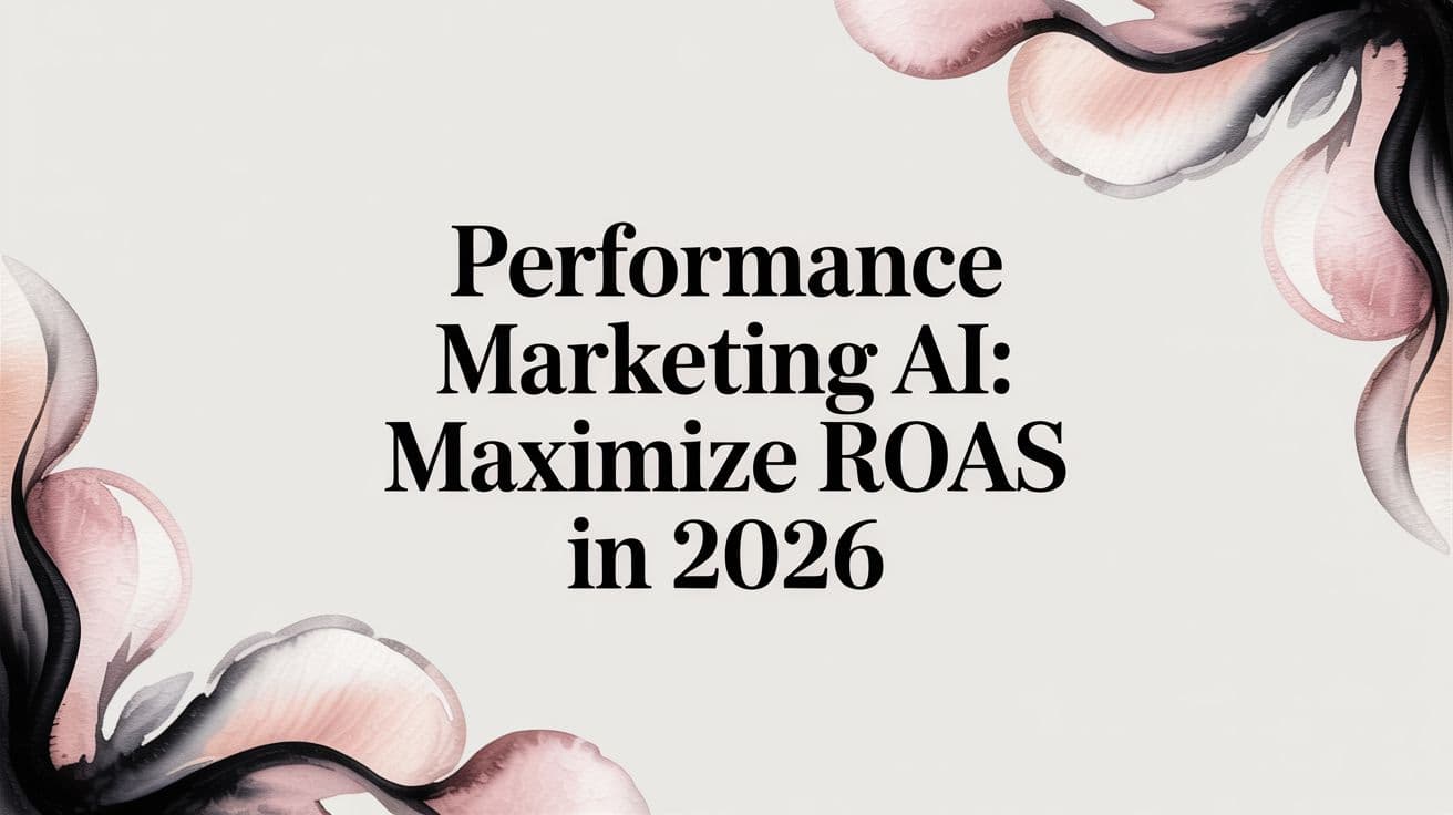 Featured image for: Performance Marketing AI: Maximize ROAS in 2026