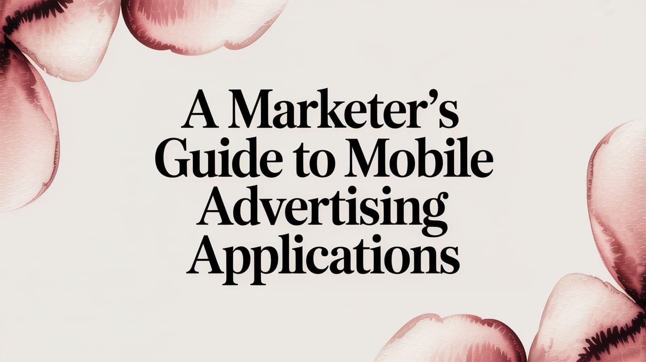 Featured image for: A Marketer's Guide to Mobile Advertising Applications