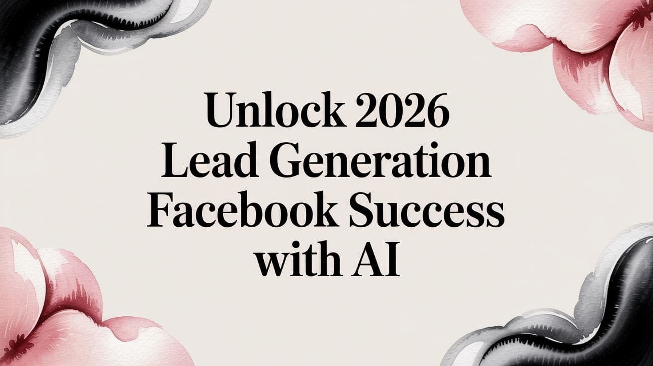 Featured image for: Unlock 2026 Lead Generation Facebook Success with AI