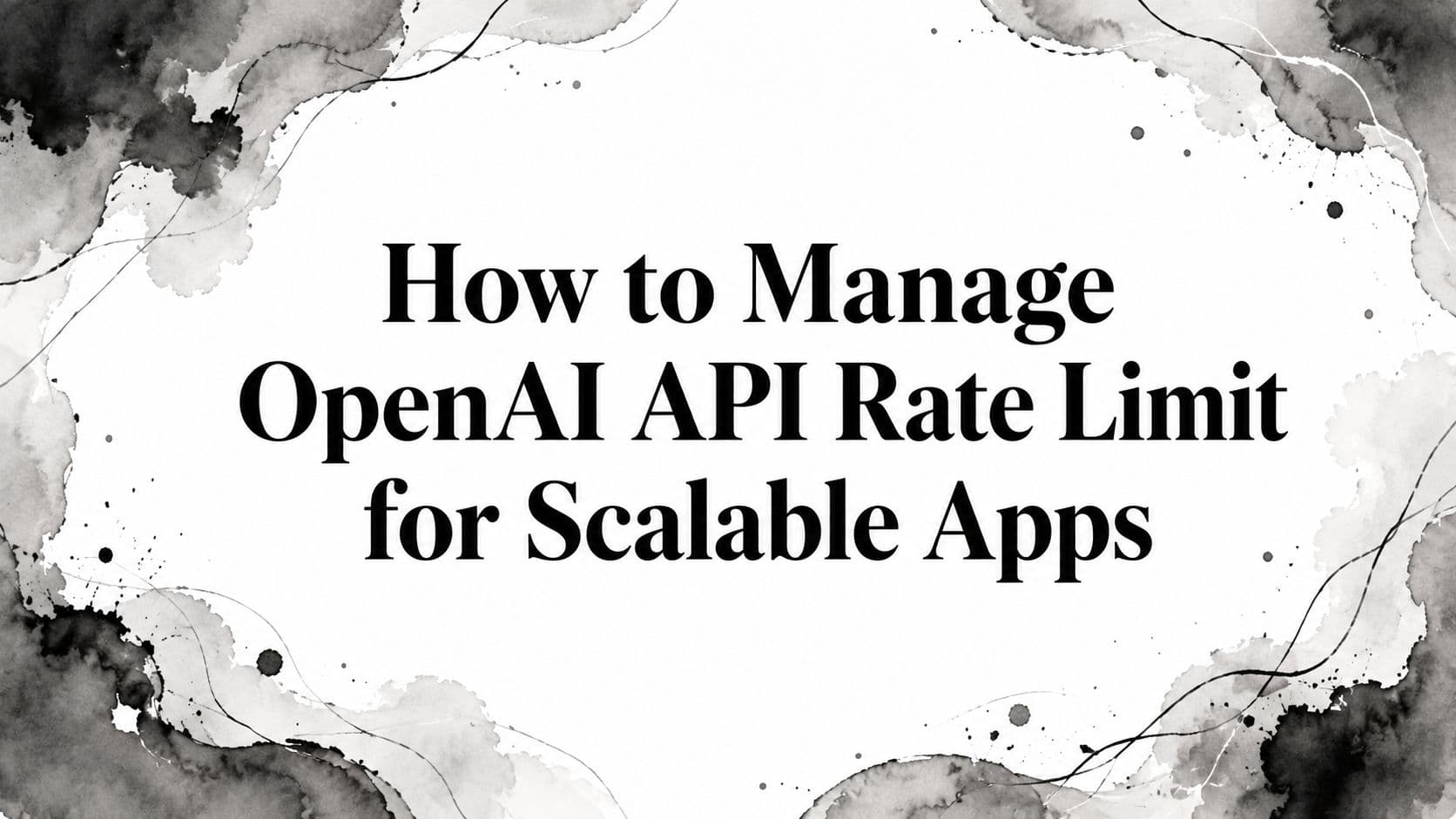 Featured image for: How to Manage OpenAI API Rate Limit for Scalable Apps