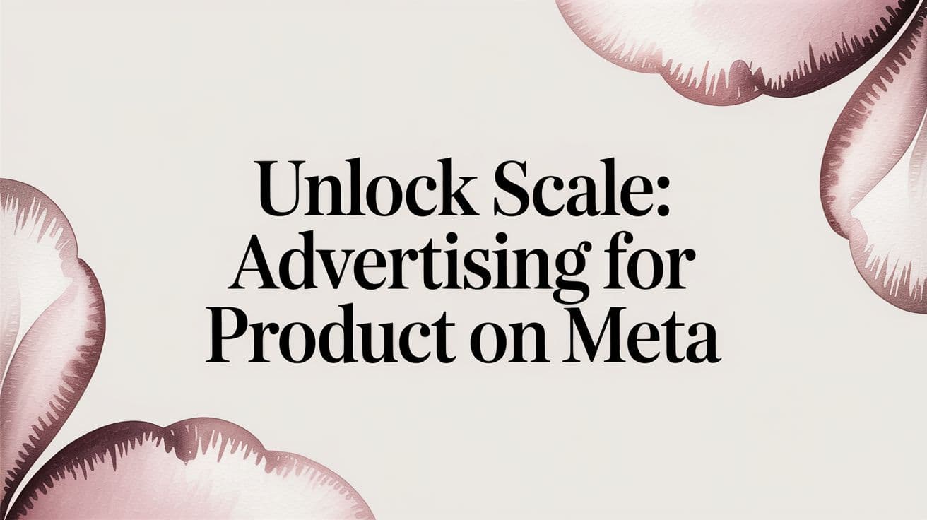 Featured image for: Unlock Scale: Advertising for Product on Meta