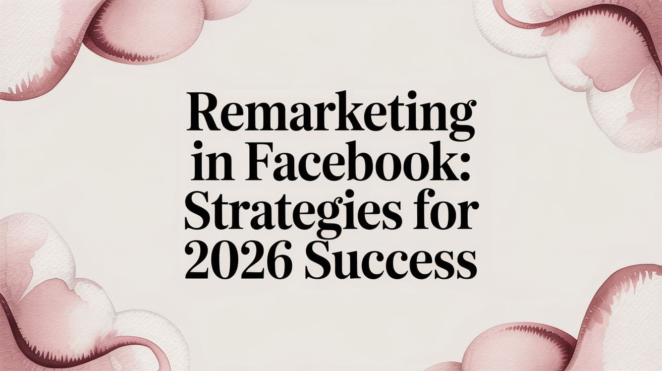 Featured image for: Remarketing in Facebook: Strategies for 2026 Success