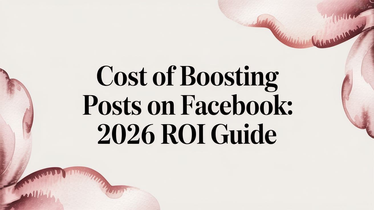 Featured image for: Cost of Boosting Posts on Facebook: 2026 ROI Guide