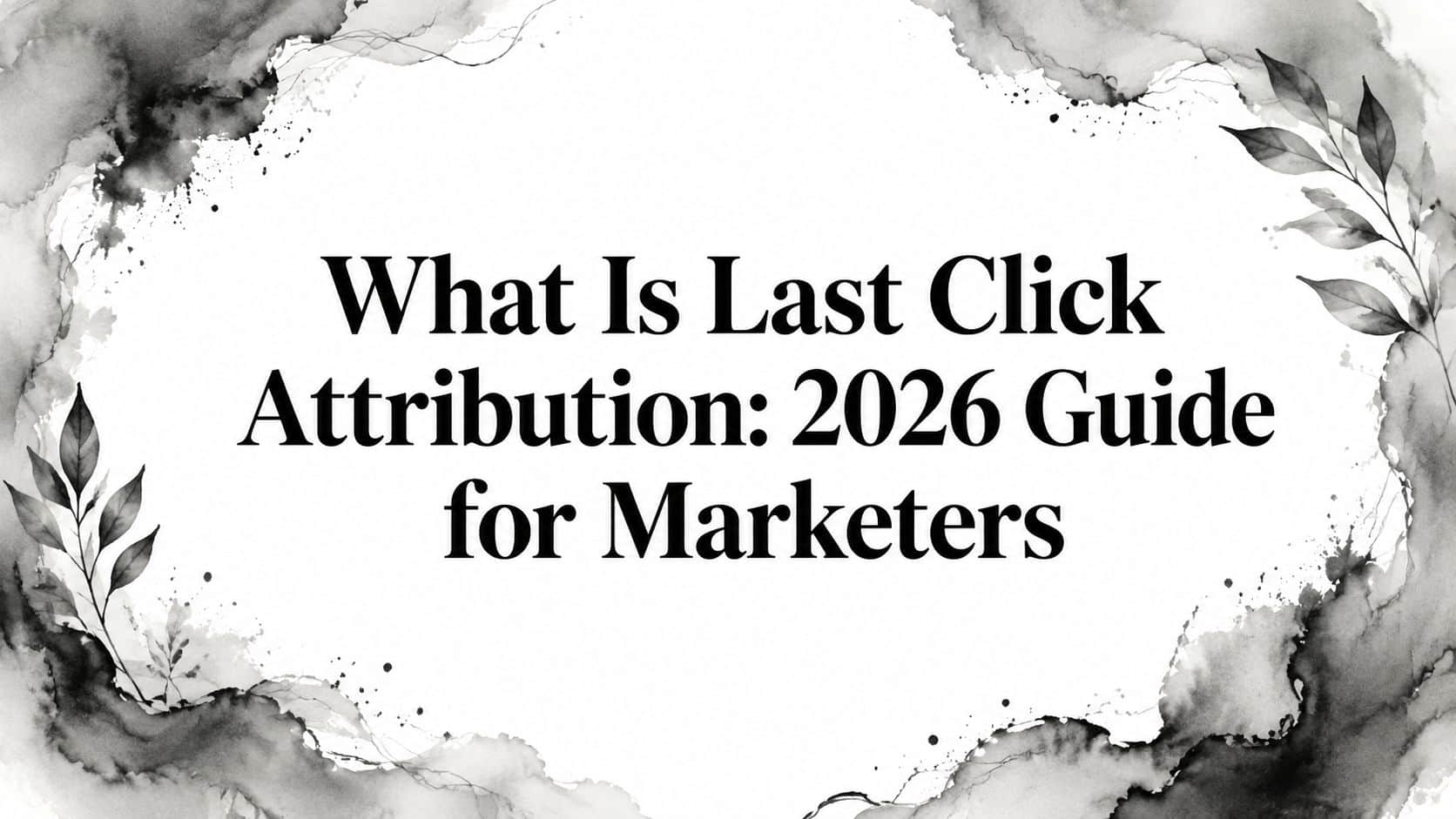 Featured image for What Is Last Click Attribution: 2026 Guide for Marketers