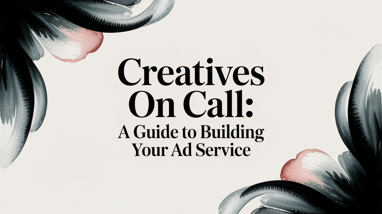 Featured image for: Creatives on Call: A Guide to Building Your Ad Service