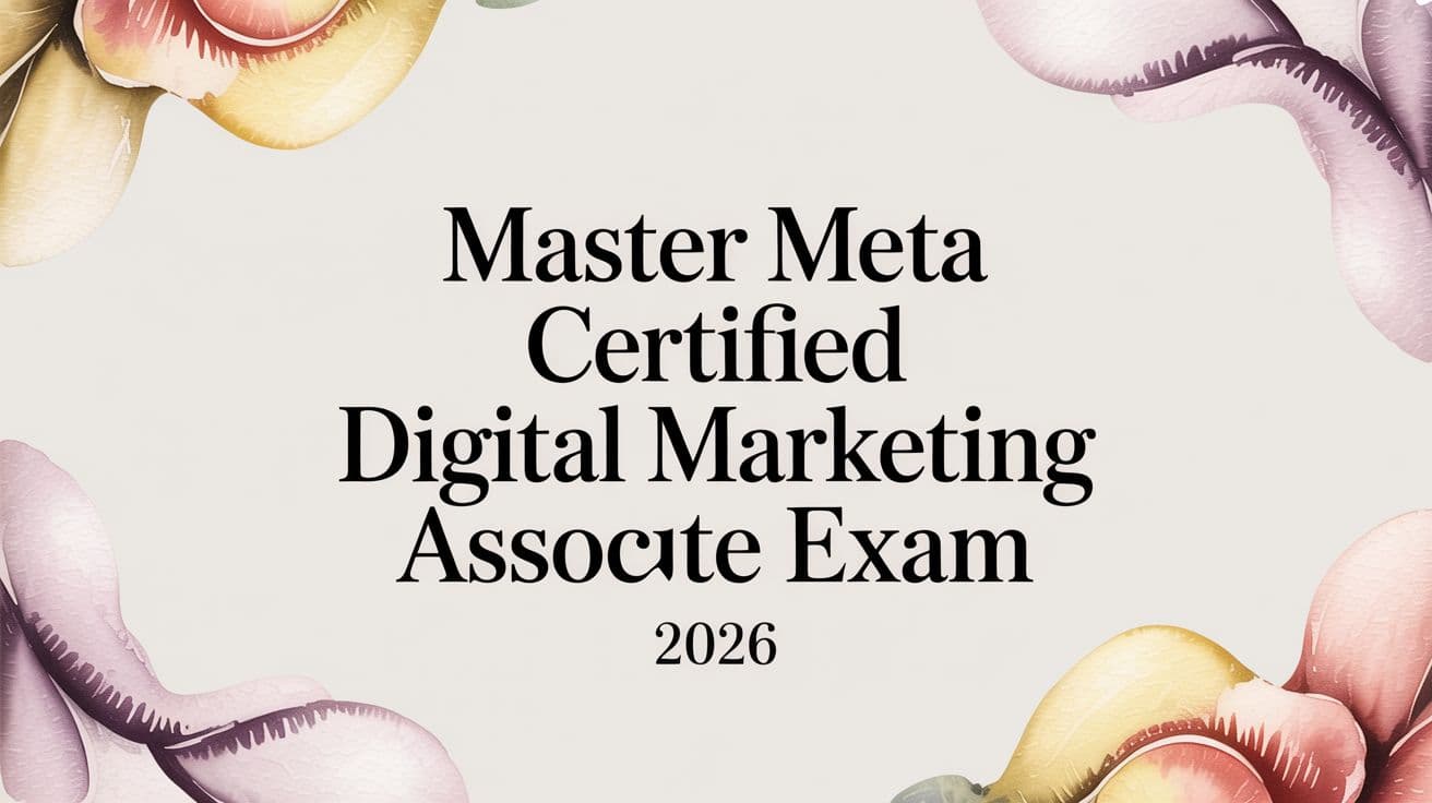 Featured image for: Master Meta Certified Digital Marketing Associate Exam 2026