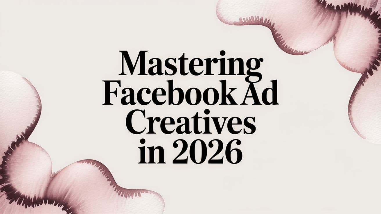 Featured image for: Mastering Facebook Ad Creatives in 2026