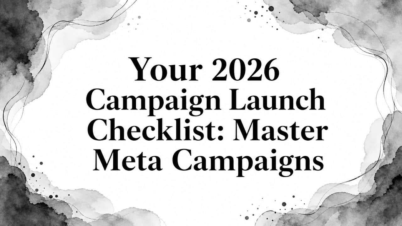 Featured image for Your 2026 Campaign Launch Checklist: Master Meta Campaigns