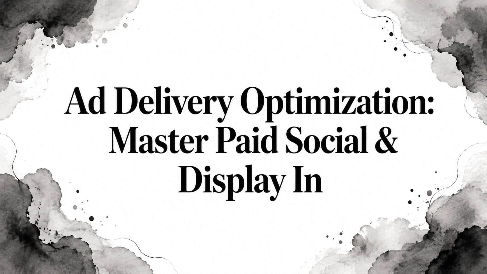 Featured image for Ad Delivery Optimization: Master Paid Social & Display In
