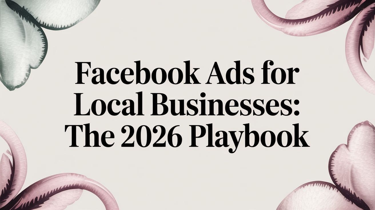 Featured image for: Facebook Ads for Local Businesses: The 2026 Playbook