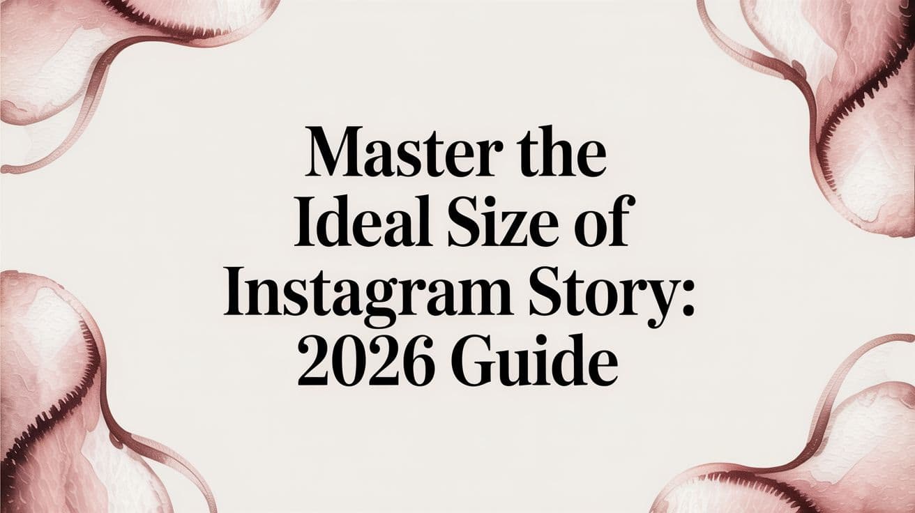 Featured image for: Master the Ideal Size of Instagram Story: 2026 Guide
