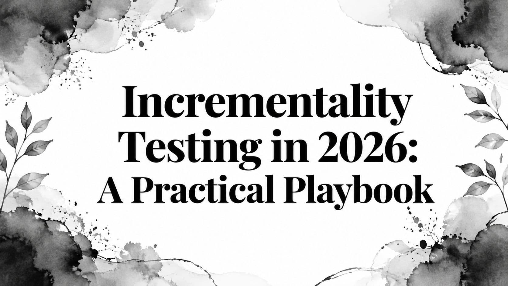 Featured image for: Incrementality Testing in 2026: A Practical Playbook