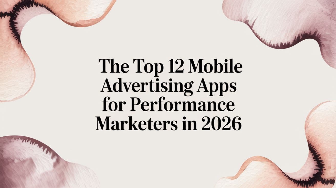 Featured image for: The Top 12 Mobile Advertising Apps for Performance Marketers in 2026