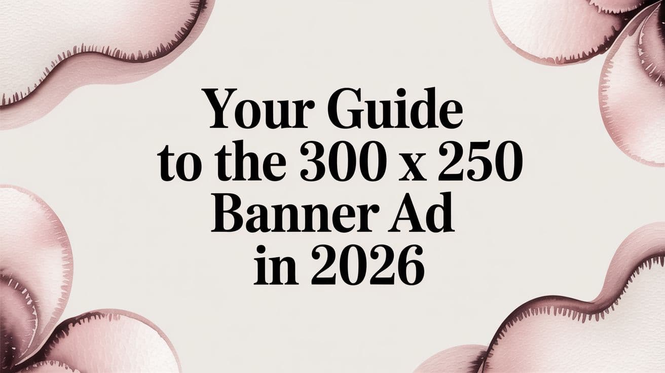 Featured image for: Your Guide to the 300 x 250 Banner Ad in 2026