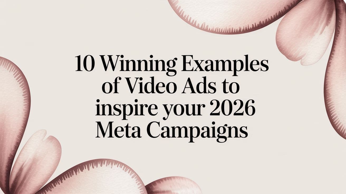 Featured image for: 10 Winning Examples of Video Ads to Inspire Your 2026 Meta Campaigns