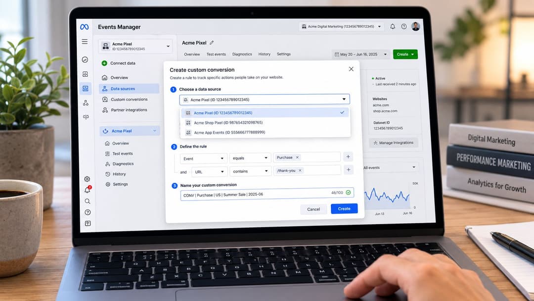 Screenshot from https://business.facebook.com/events_manager2/pixel/custom_conversions/create