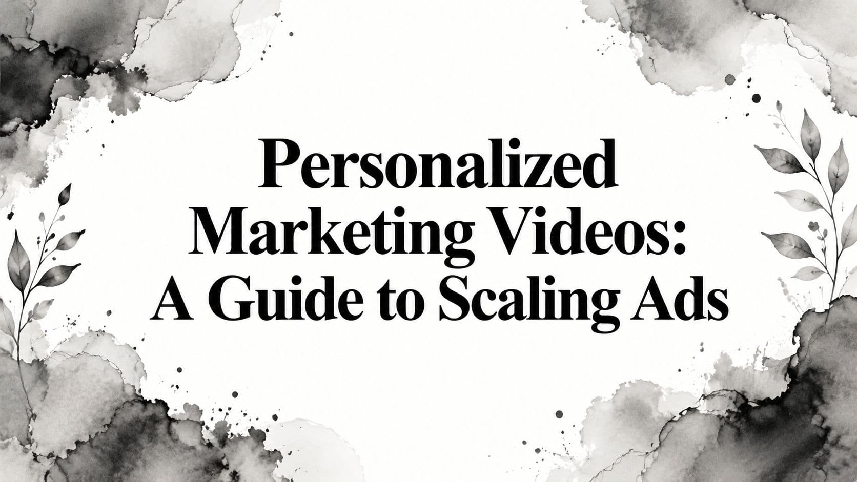 Featured image for: Personalized Marketing Videos: A Guide to Scaling Ads