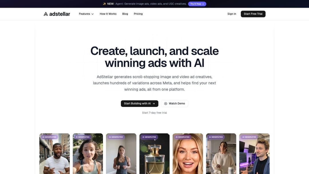 Screenshot from https://www.adstellar.ai