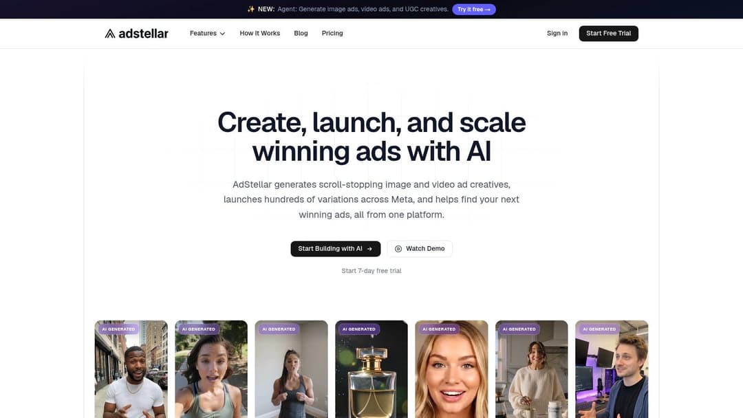 Screenshot from https://www.adstellar.ai