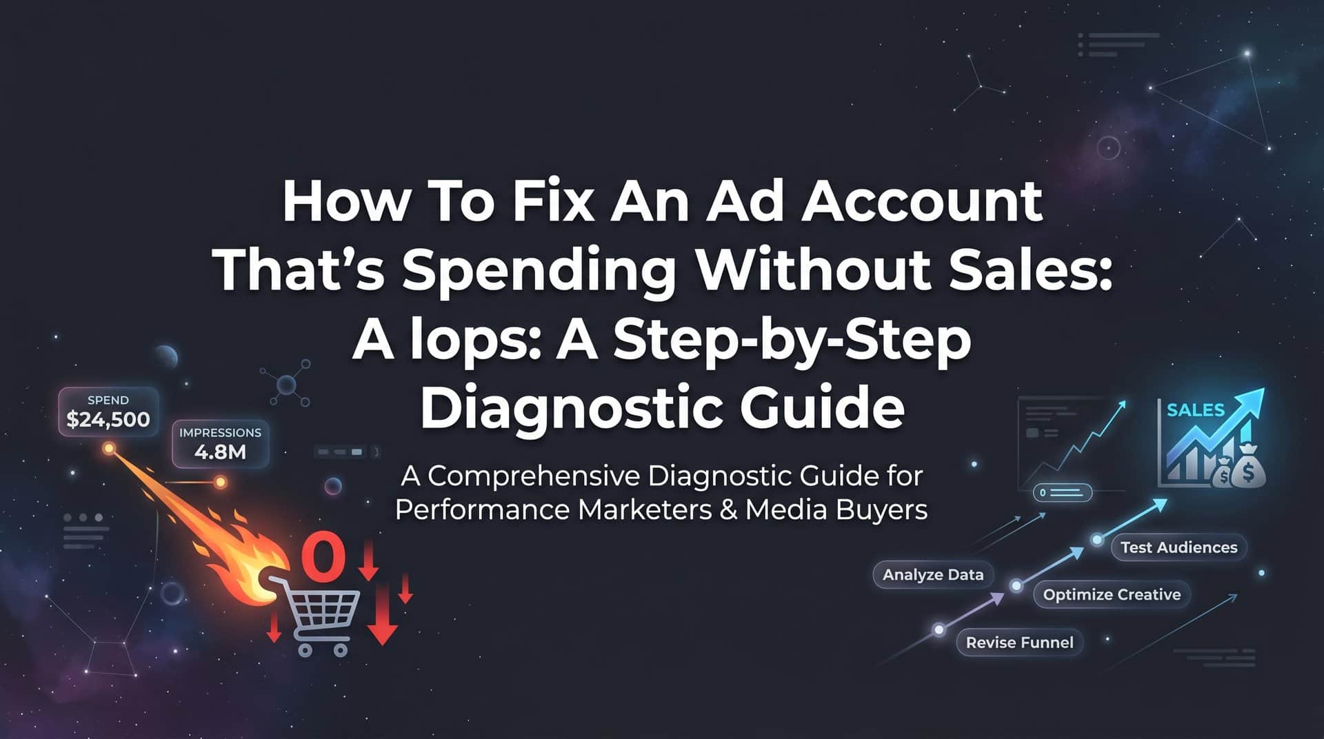 Featured image for How to Fix an Ad Account That's Spending Without Sales: A Step-by-Step Diagnostic Guide