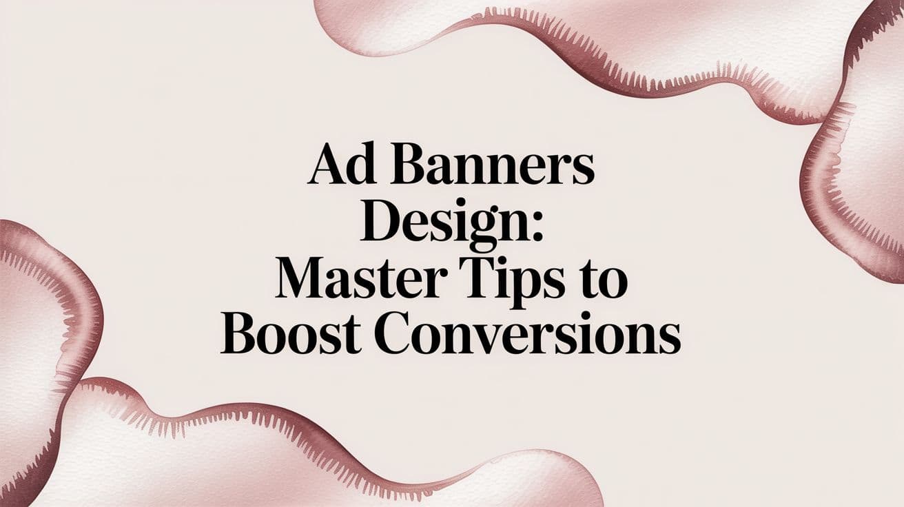 Featured image for Ad banners design: Master Tips to Boost Conversions