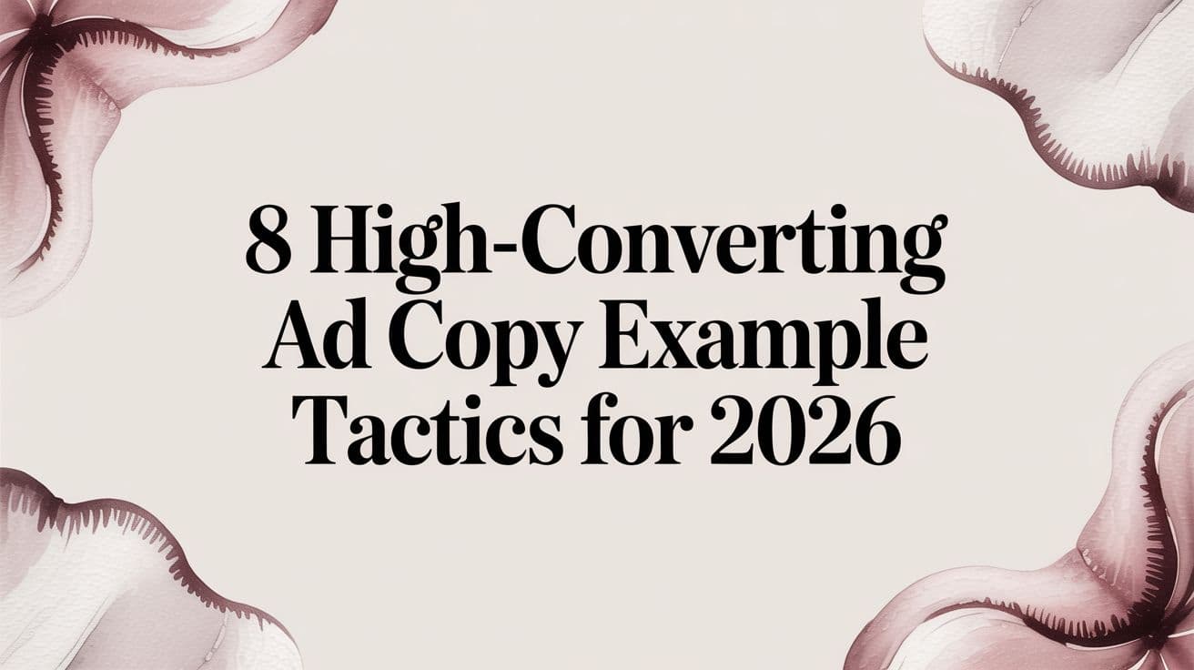 Featured image for 8 High-Converting Ad Copy Example Tactics for 2026