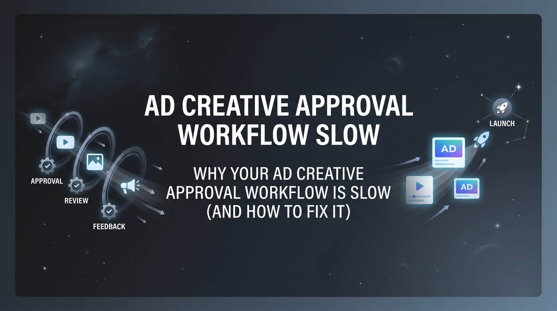 Featured image for Why Your Ad Creative Approval Workflow Is Slow (And How to Fix It)